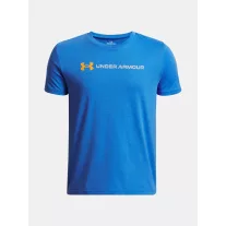 UA B LOGO WORDMARK SS-BLU