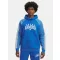 UA Rival Flc CB Hood-BLU
