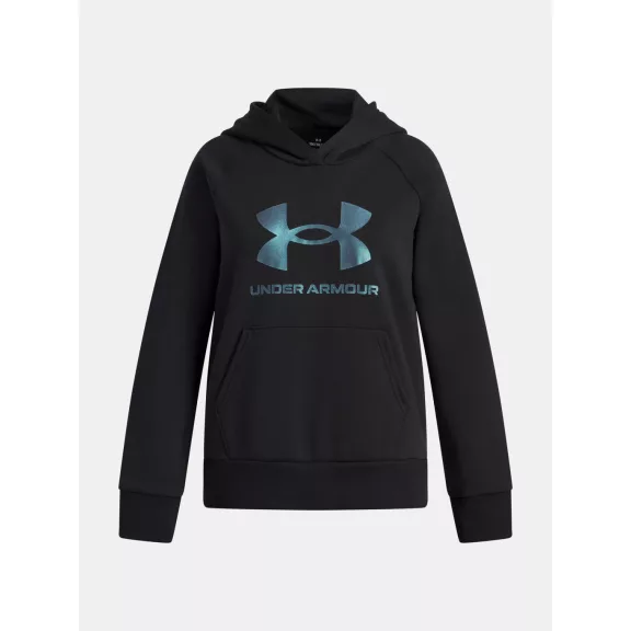 UA Rival Flc Shimmer Hdy-BLK UA Rival Flc Shimmer Hdy-BLK