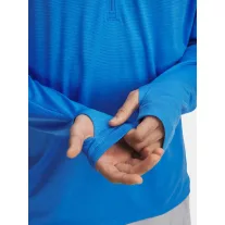 UA LAUNCH 1/4 ZIP-BLU
