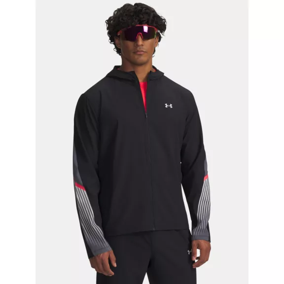 UA Velociti Storm Hooded Jkt-BLK UA Velociti Storm Hooded Jkt-BLK