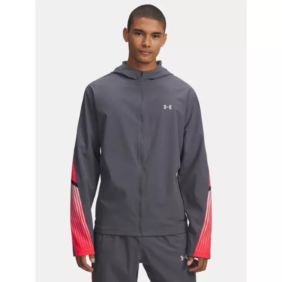 UA Velociti Storm Hooded Jkt-GRY UA Velociti Storm Hooded Jkt-GRY