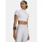 HeatGear Crop Mock SS-WHT
