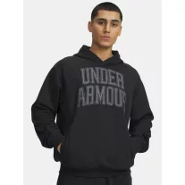 UA Rival LW Graphic Hoodie-BLK