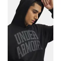 UA Rival LW Graphic Hoodie-BLK