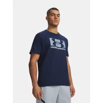 UA M CENTER BOXED LOGO SS