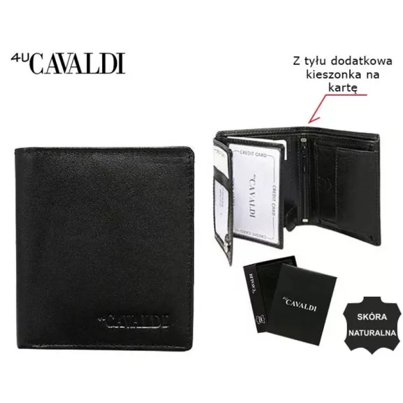 4U Cavaldi férfi bőr pénztárca 0720-P-BS-RFID 4U Cavaldi férfi bőr pénztárca 0720-P-BS-RFID