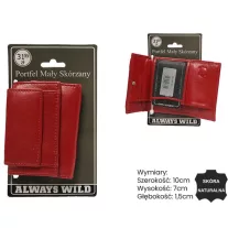 4U Cavaldi férfi bőr pénztárca 1404-BL – piros
