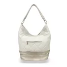 Zellia Női Válltáska 19095 Beige-Arany - Steppelt - Brw -