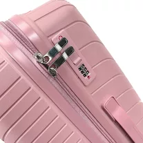   Zellia Polipropilén Bőrönd 209 - Rosegold L Méret - 75 X 51 X 31 Cm