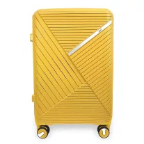   Zellia Polipropilén Bőrönd 209 - Sárga S Méret - 55 X 39 X 22 Cm Kézipoggyász