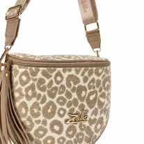 Zellia Női Oldaltáska 21028 Beige-Taupe - Pantera -
