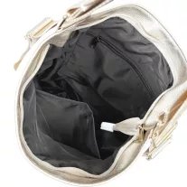   Zellia Női Válltáska/Hátizsáká Alakítható 22007 Fehér-Arany - Ss -