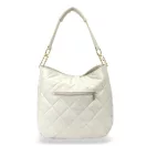 Zellia Női Válltáska 22117 Beige Matt - Steppelt -