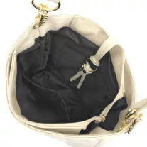 Zellia Női Válltáska 22117 Beige Matt - Steppelt -