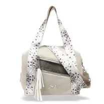   Zellia Női Válltáska 22167 - Next C. Peacock - Világos Beige-Bronz