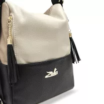   Zellia Női Válltáska/Hátizsáká Alakítható 22199 Taupe-Beige-Fekete