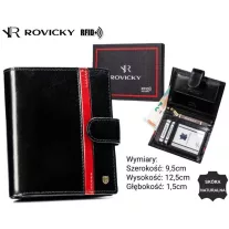 Rovicky férfi bőr pénztárca 22314L-RVTP