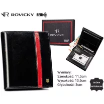 Rovicky férfi bőr pénztárca 22316-RVTP