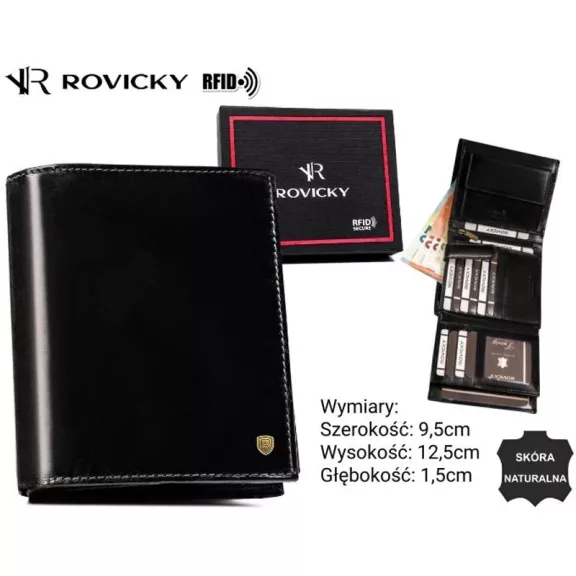 Rovicky férfi bőr pénztárca 22316-VT-RVT Rovicky férfi bőr pénztárca 22316-VT-RVT