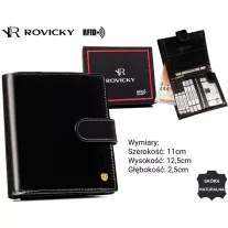 Rovicky férfi bőr pénztárca 22317L-VT-RVT