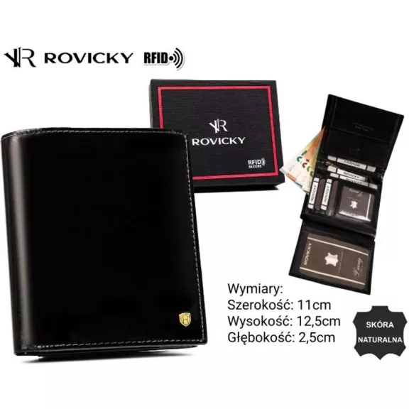 Rovicky férfi bőr pénztárca 22317-VT-RVT Rovicky férfi bőr pénztárca 22317-VT-RVT