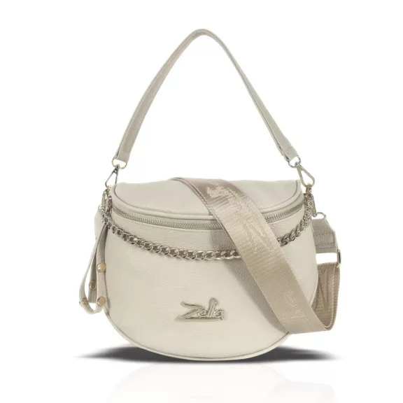 Zellia Női Oldaltáska 23050 Beige - Arany K. Zellia Női Oldaltáska 23050 Beige - Arany K.