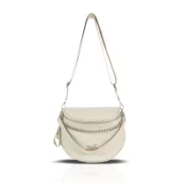 Zellia Női Oldaltáska 23050 Beige - Arany K.