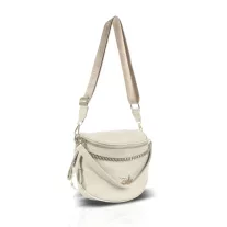 Zellia Női Oldaltáska 23050 Beige - Arany K.