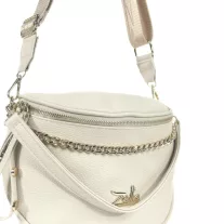 Zellia Női Oldaltáska 23050 Beige - Arany K.