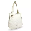 Zellia Női Válltáska 23068 Beige Matt - Steppelt - Arany K.