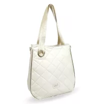   Zellia Női Válltáska 23068 Beige Matt - Steppelt - Arany K.