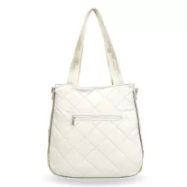   Zellia Női Válltáska 23068 Beige Matt - Steppelt - Arany K.