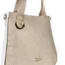 Zellia Női Válltáska 23068 Arany-Fehér - Rimini -