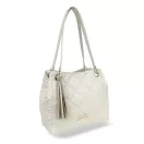 Zellia Női Válltáska 24015 Beige Matt - Steppelt -