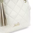 Zellia Női Válltáska 24015 Beige Matt - Steppelt -