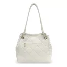 Zellia Női Válltáska 24015 Beige Matt - Steppelt -