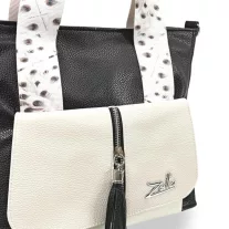   Zellia Női Válltáska 24067 - Next C. Peacock - Fekete-Beige