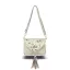 Zellia Női Oldaltáska 24104 Beige-Arany - Leaf -