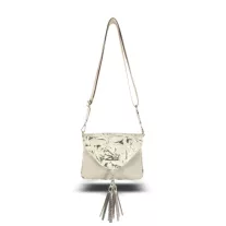 Zellia Női Oldaltáska 24104 Beige-Arany - Leaf -