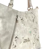 Zellia Női Válltáska 24167 Beige-Arany - Brw-Leaf -