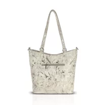 Zellia Női Válltáska 24167 Beige-Arany - Brw-Leaf -