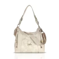 Zellia Női Válltáska 25079 Beige-Arany - Glass -