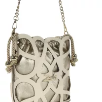 Zellia Női Oldaltáska 25096 Beige-Arany - Brw -