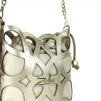 Zellia Női Oldaltáska 25096 Arany-Beige - Brw -