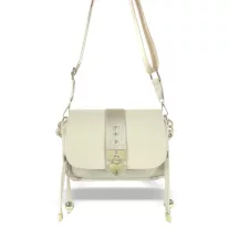 Zellia Női Oldaltáska 25131 Beige-Arany