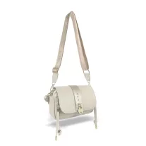 Zellia Női Oldaltáska 25131 Beige-Arany