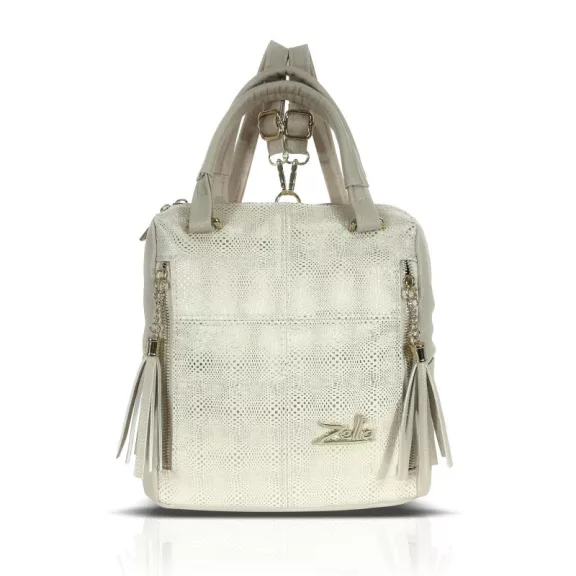 Zellia Női Hátizsák 25180 Beige-Arany - Awi - Zellia Női Hátizsák 25180 Beige-Arany - Awi -