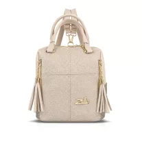 Zellia Női Hátizsák 25180 Beige-Arany - Rimini-Groove -