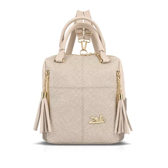 Zellia Női Hátizsák 25180 Beige-Arany - Rimini-Groove - Zellia Női Hátizsák 25180 Beige-Arany - Rimini-Groove -